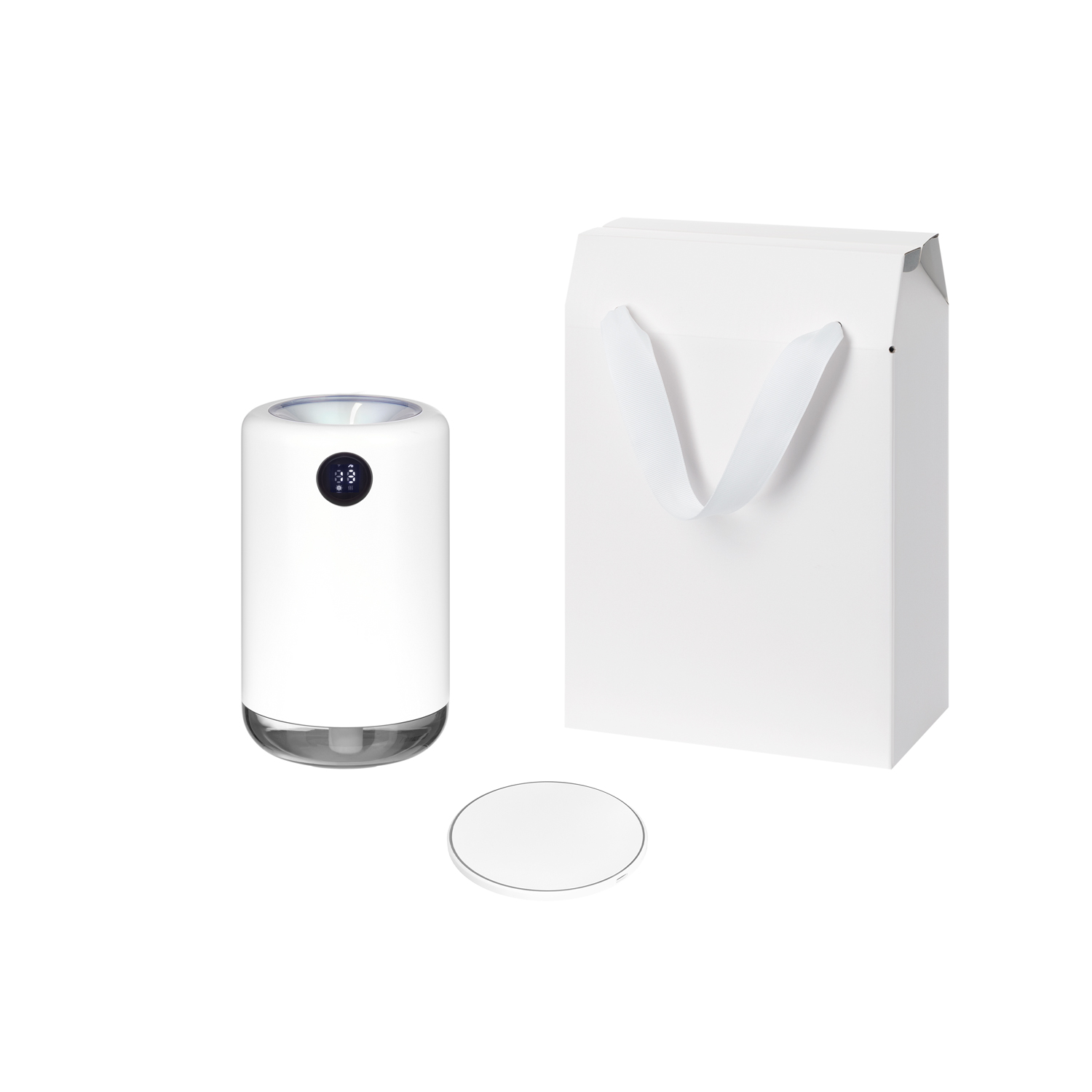 Подарочный набор Bliss, Auris, белый (увлажнитель воздуха, зарядное устройство)