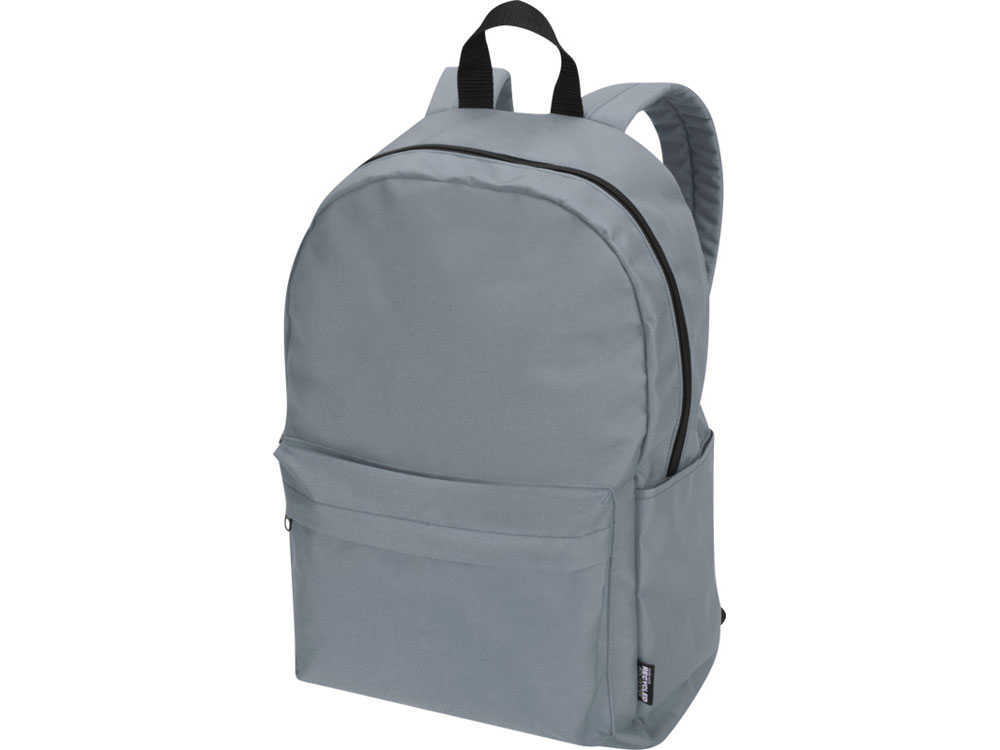 Байрон рюкзак для 14-дюймового ноутбука объемом 16 л, изготовленный из переработанных материалов по стандарту GRS, серый