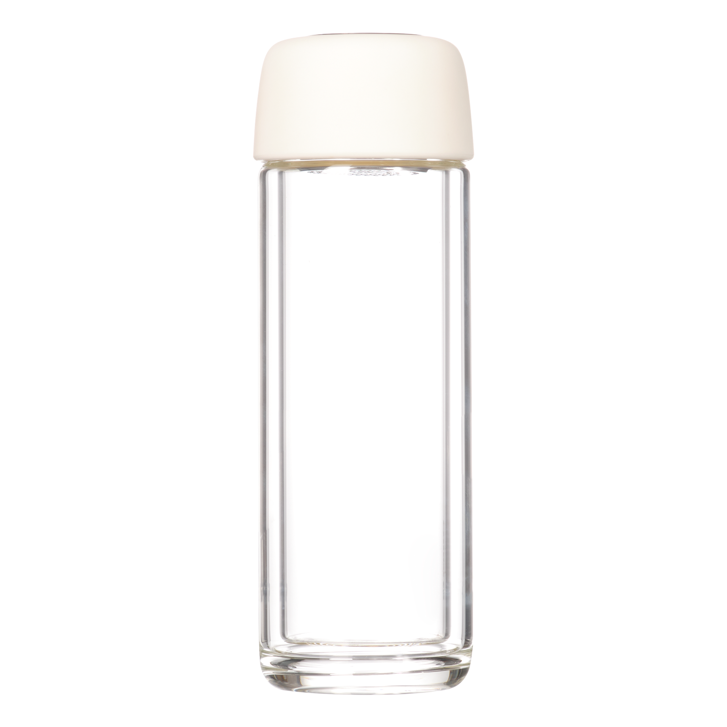 Бутылка стеклянная с двойными стенками Bianca, белая