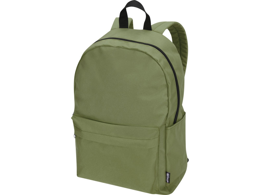 Байрон рюкзак для 14-дюймового ноутбука объемом 16 л, изготовленный из переработанных материалов по стандарту GRS, оливковый