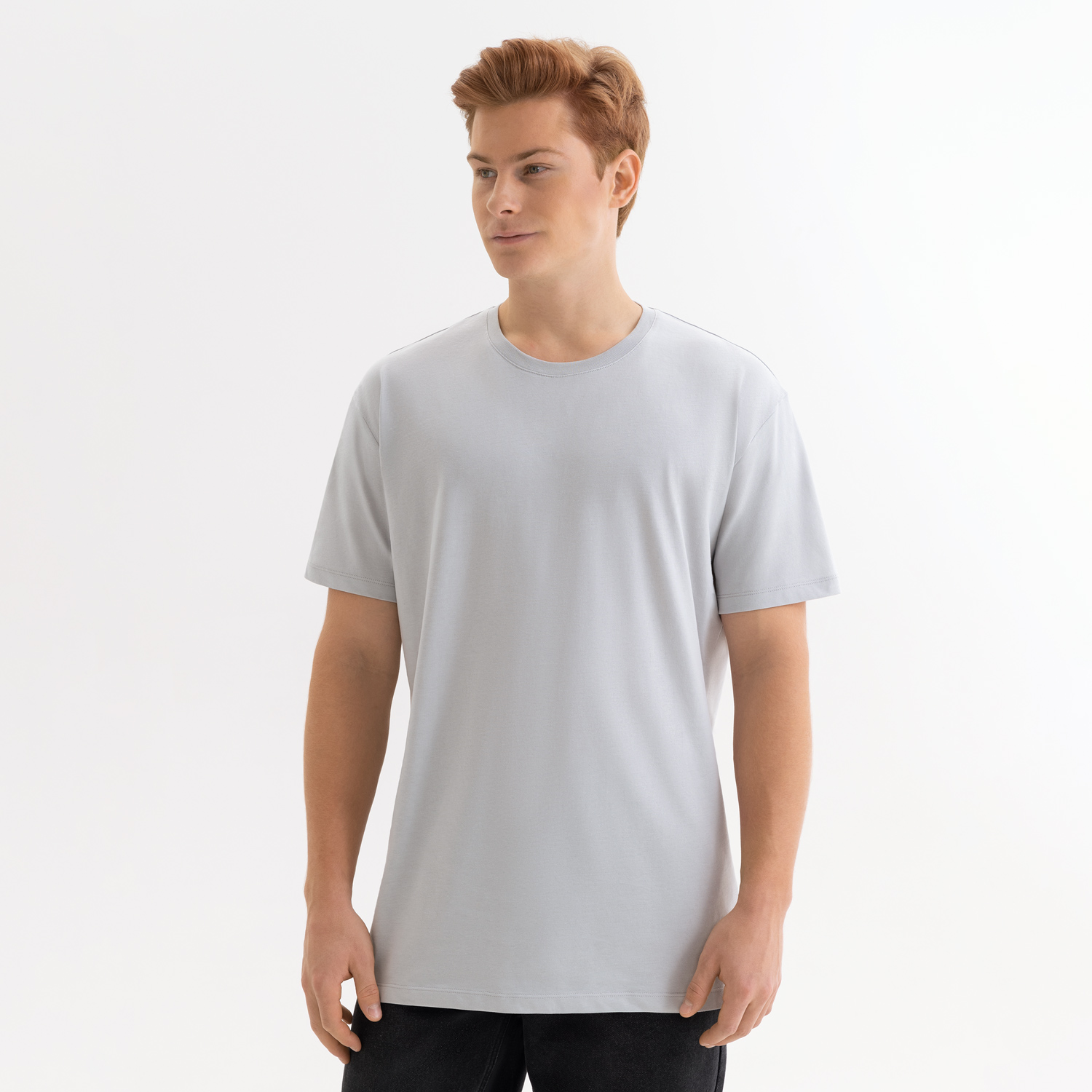 Футболка унисекс KRIS, 150 гр., светло-серая, размер XL