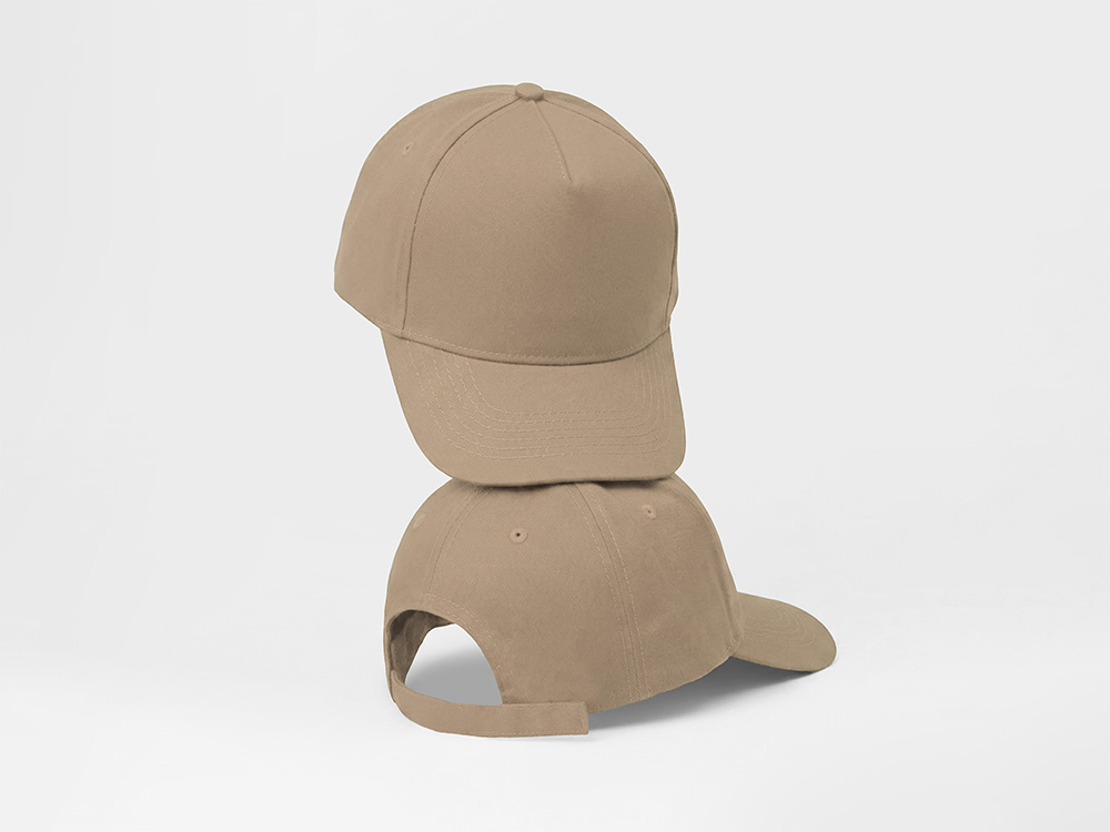 Бейсболка Poly 5-ти панельная 120 гр, песочный