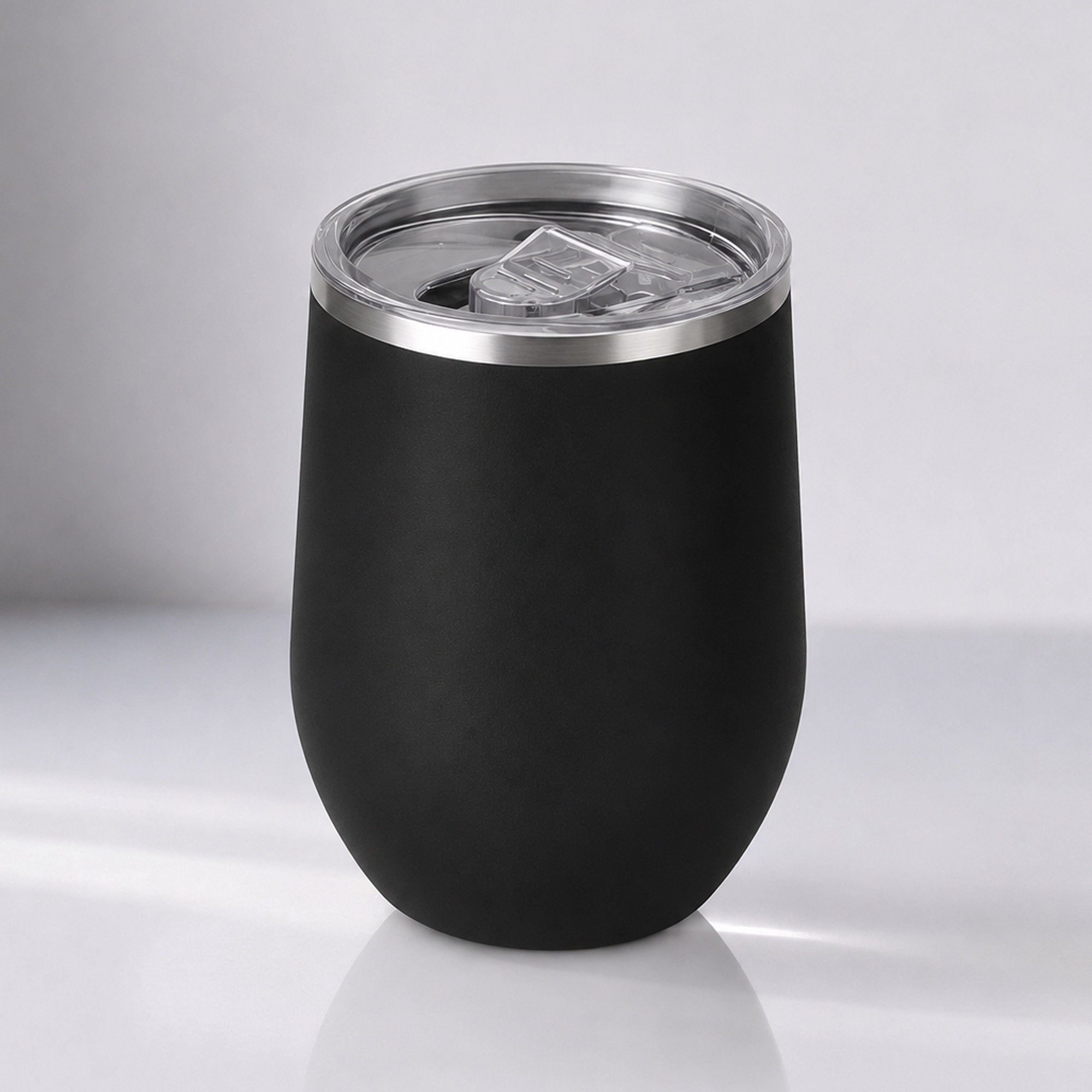 Термокружка Vacuum mug C1, soft touch, 370мл, черный