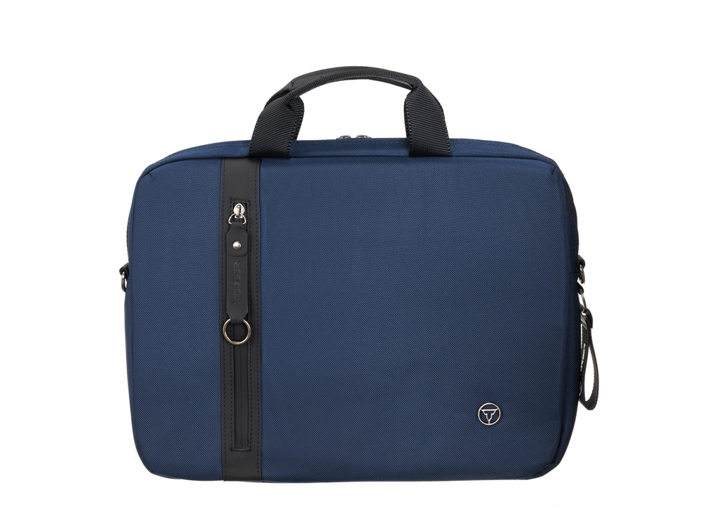 Сумка для ноутбука TORBER ВЕКТОР 15.6'', синий, нейлон/полиэстер, 40 x 5 x 30 см, 5л