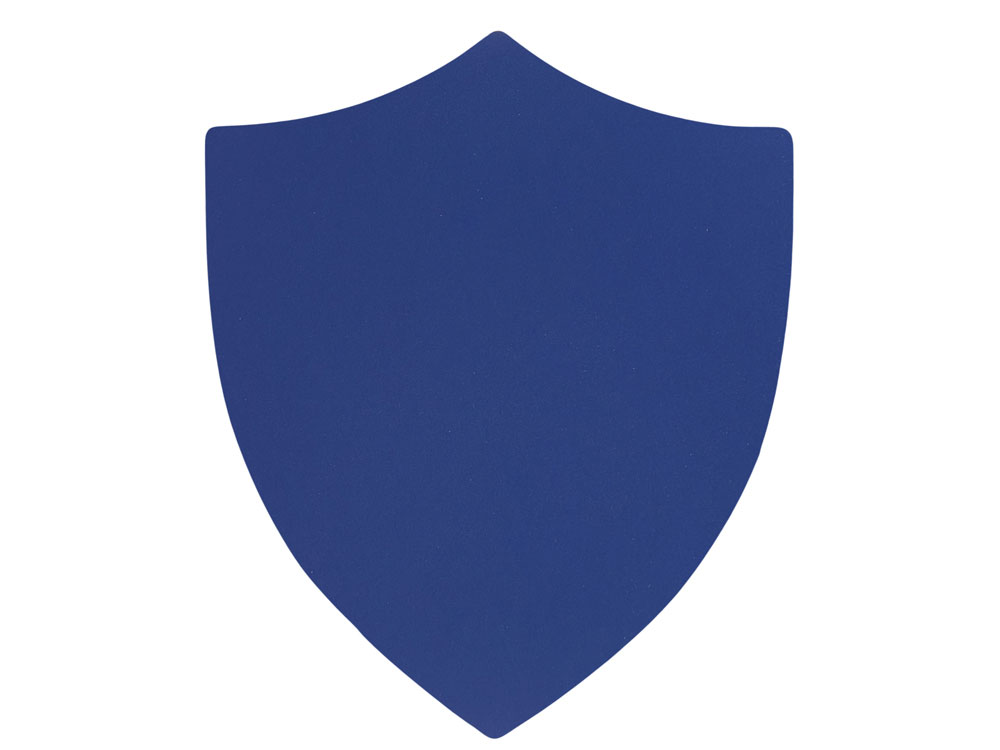 ПАТЧ ЩИТ soft-touch (синий) 6,6 х 5,5 см