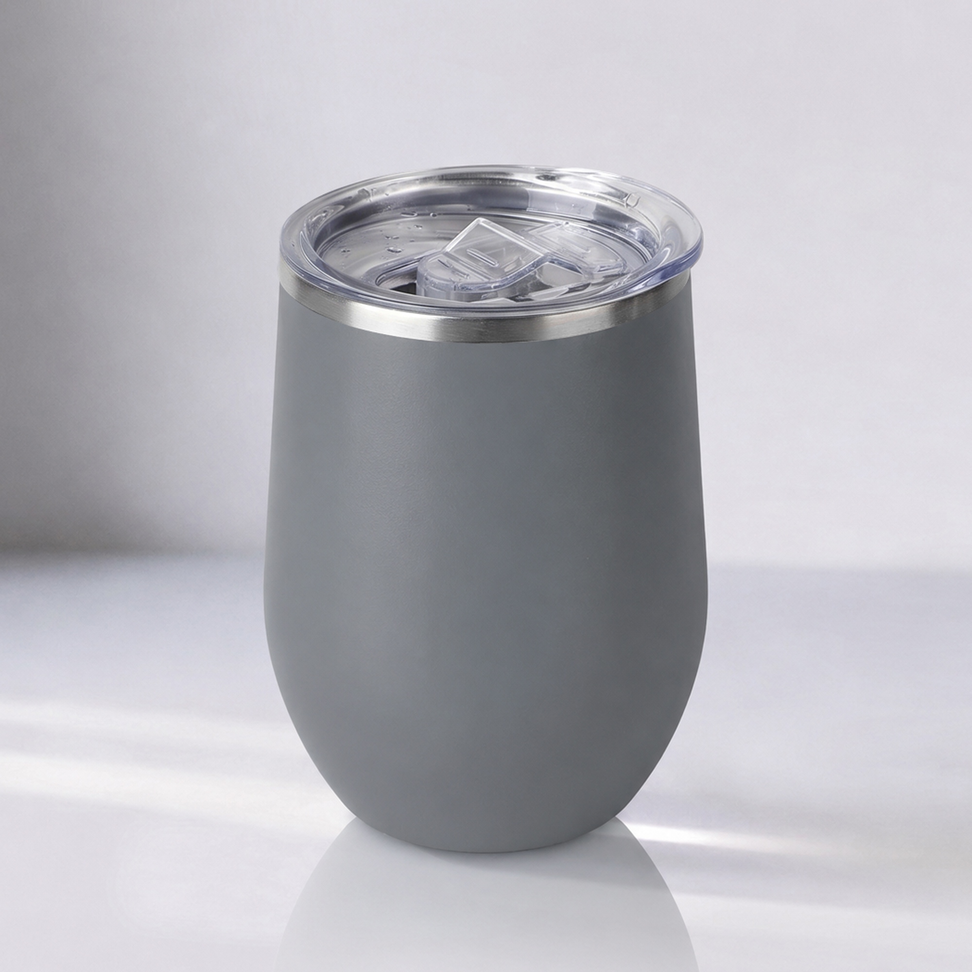 Термокружка Vacuum mug C1, soft touch, 370мл, серый
