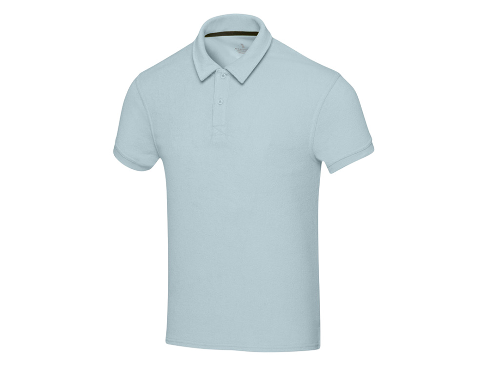 Рубашка поло унисекс Akoya из переработанного махрового материала - Cloud Blue