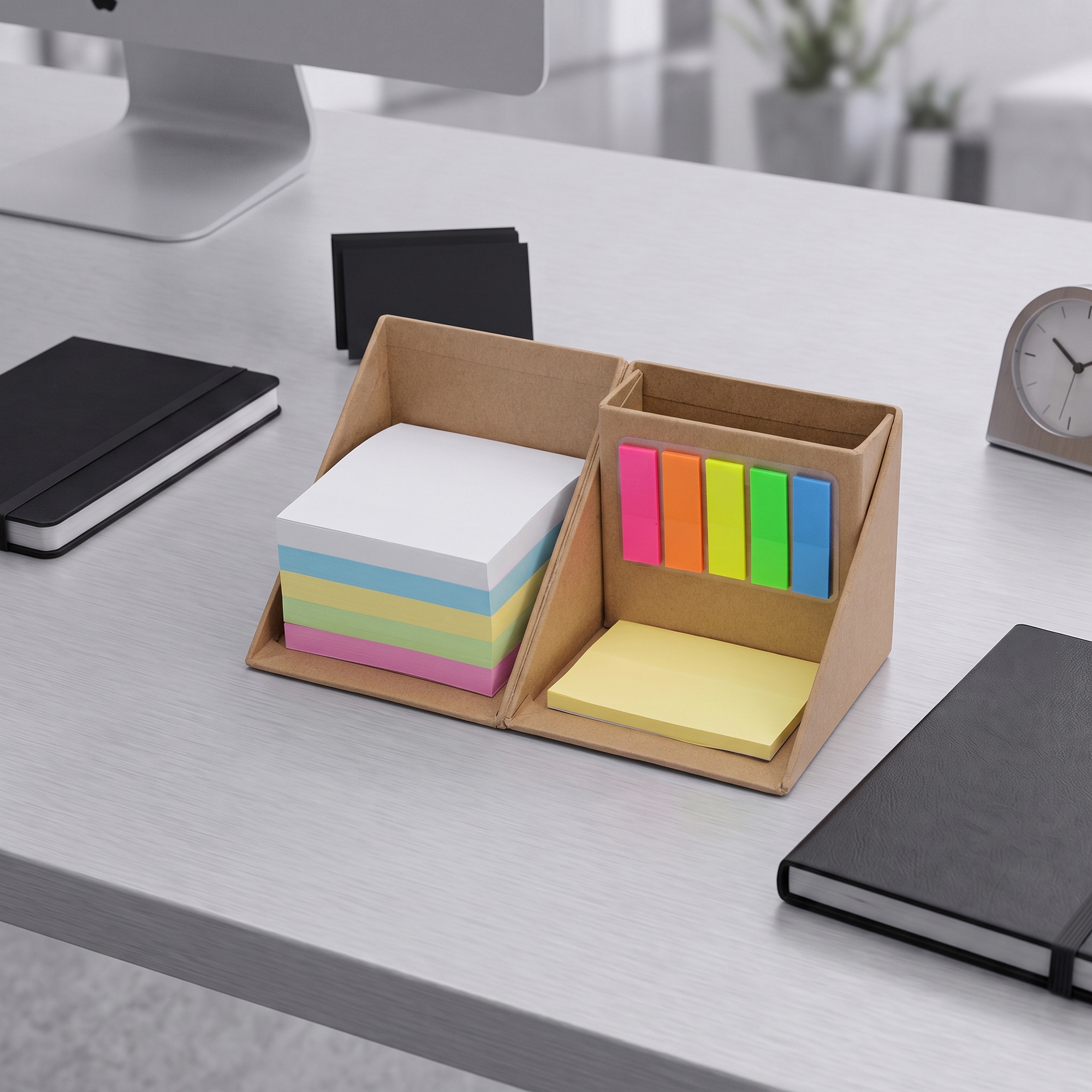Настольная подставка с блоком для записей Desk