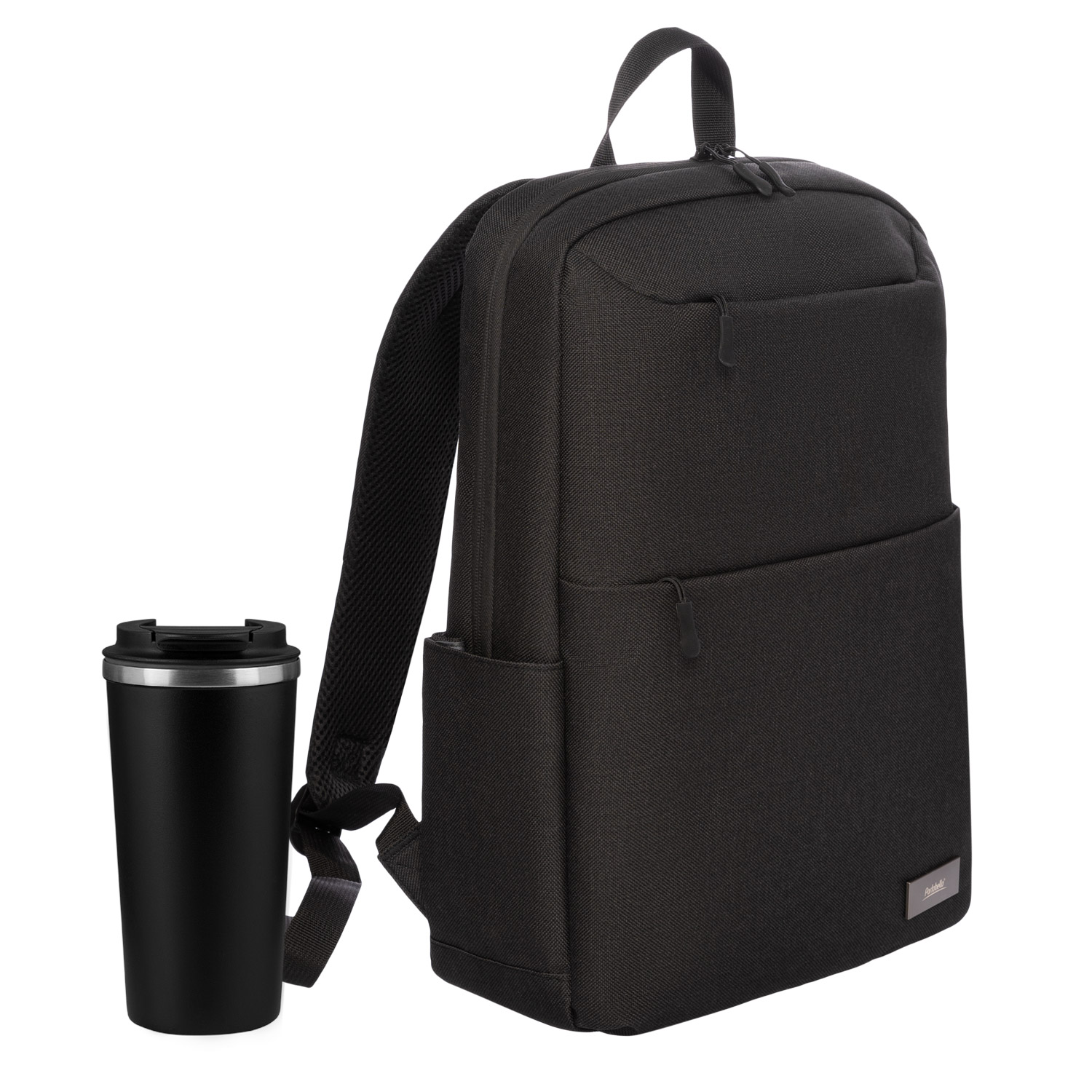 Подарочный набор Palermo, Forst, черный (рюкзак, термокружка)