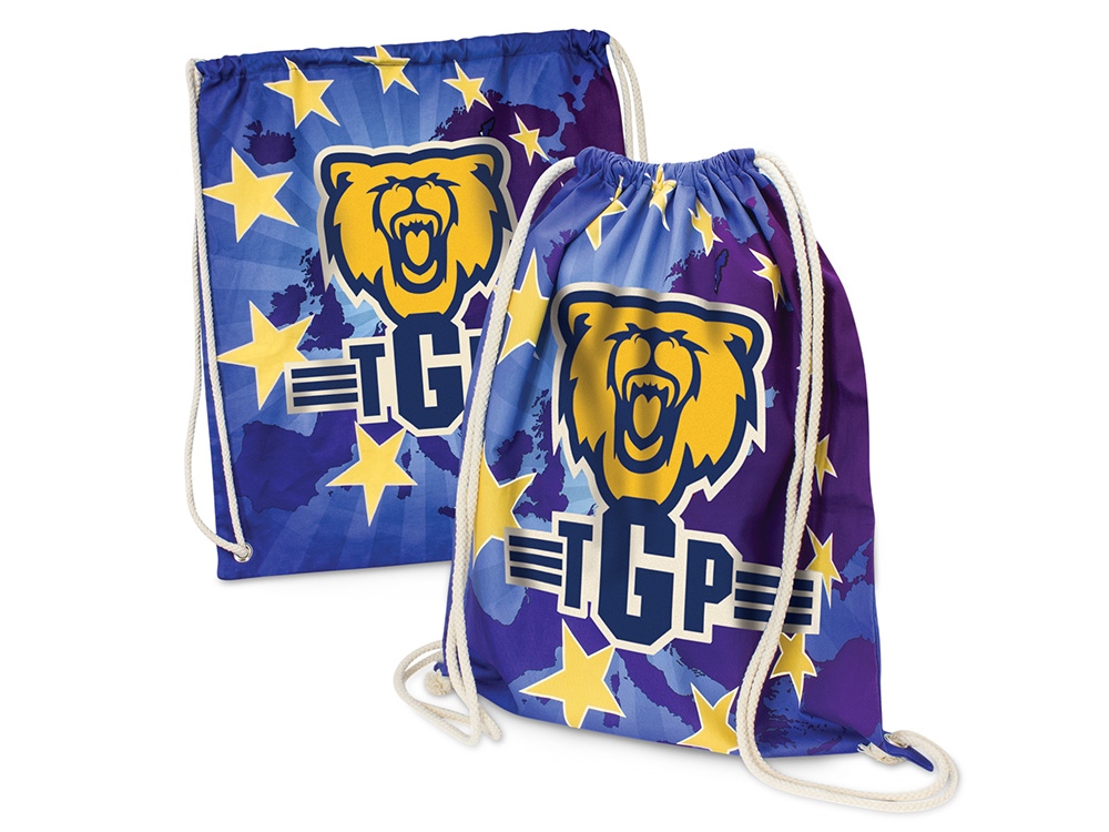 Рюкзак-мешок с возможностью полноцветной печати