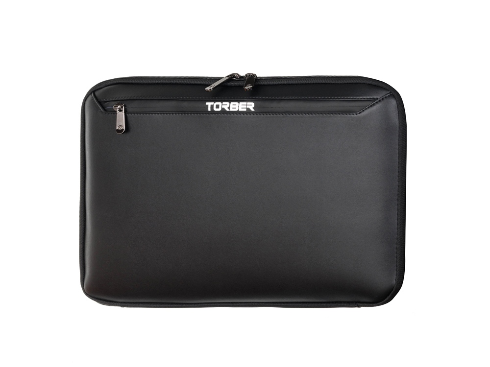 Чехол для планшета TORBER ВОЯЖ 15.6'', чёрный, нейлон/микрофибра, 42 х 2 х 28,5 см, 2,4л