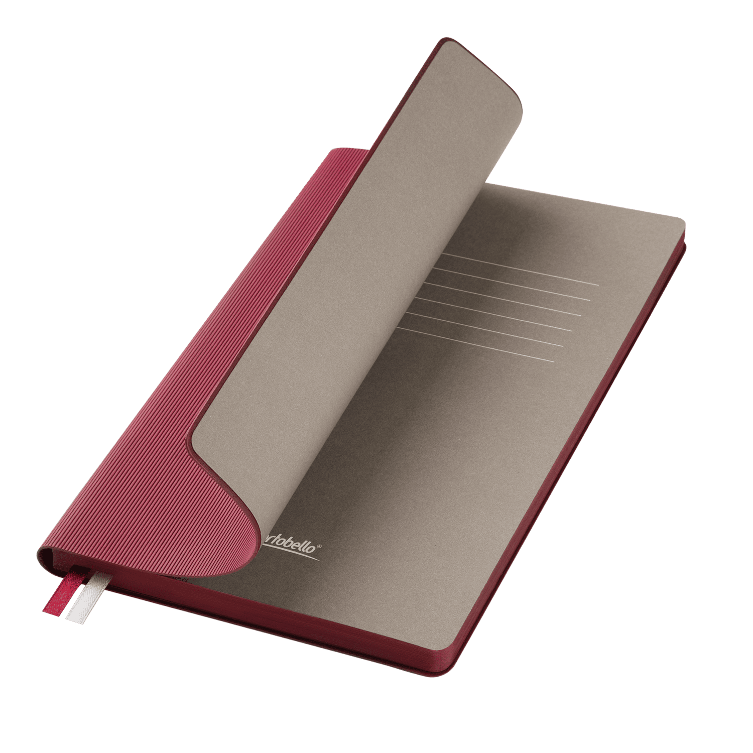 Ежедневник Rain недатированный, бургунди (без упаковки, без стикера)