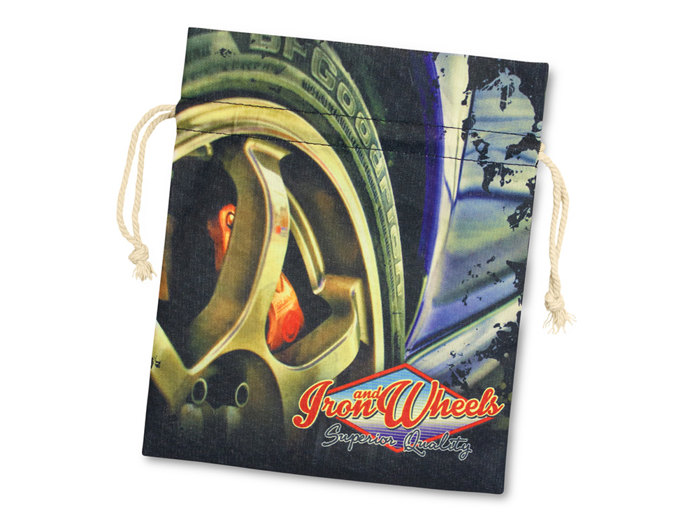 Мешочек подарочный большой с возможностью полноцветной печати