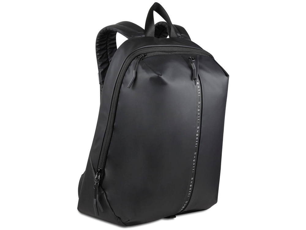 Рюкзак BUGATTI БЛАНК | BLANC 15'', чёрный, тарпаулин/полиэстер, 32х15,5х45 см
